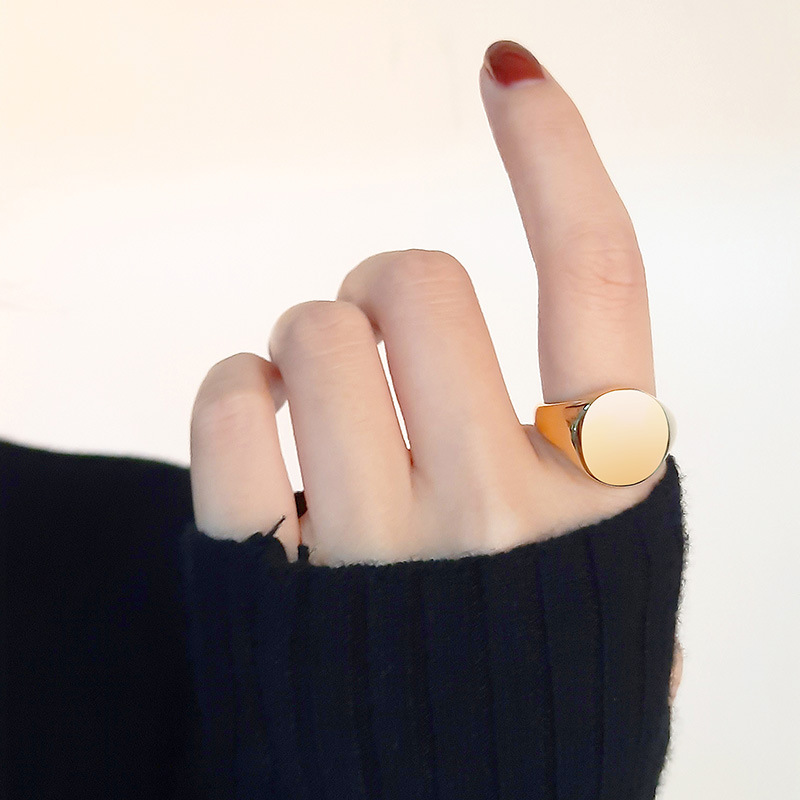 개인화 된 초기 조각 사용자 정의 스테인레스 스틸 라운 - Initial Ring Custom 리뷰 및 가격