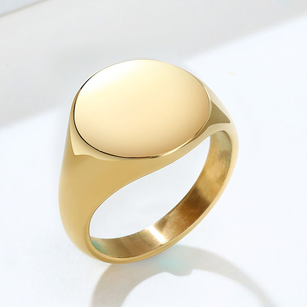 개인화 된 초기 조각 사용자 정의 스테인레스 스틸 라운 - Initial Ring Custom 리뷰 및 가격