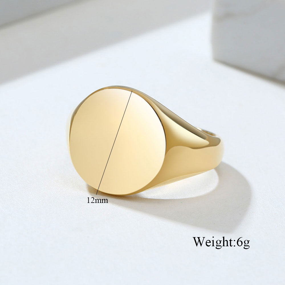 개인화 된 초기 조각 사용자 정의 스테인레스 스틸 라운 - Initial Ring Custom 리뷰 및 가격