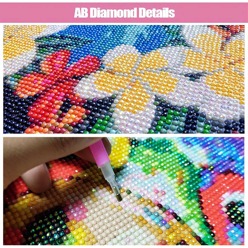 다이아몬드 페인팅 AB 오로라 매직 캣 매직 걸 모자이 - Photo Mosaic Print 리뷰 및 가격