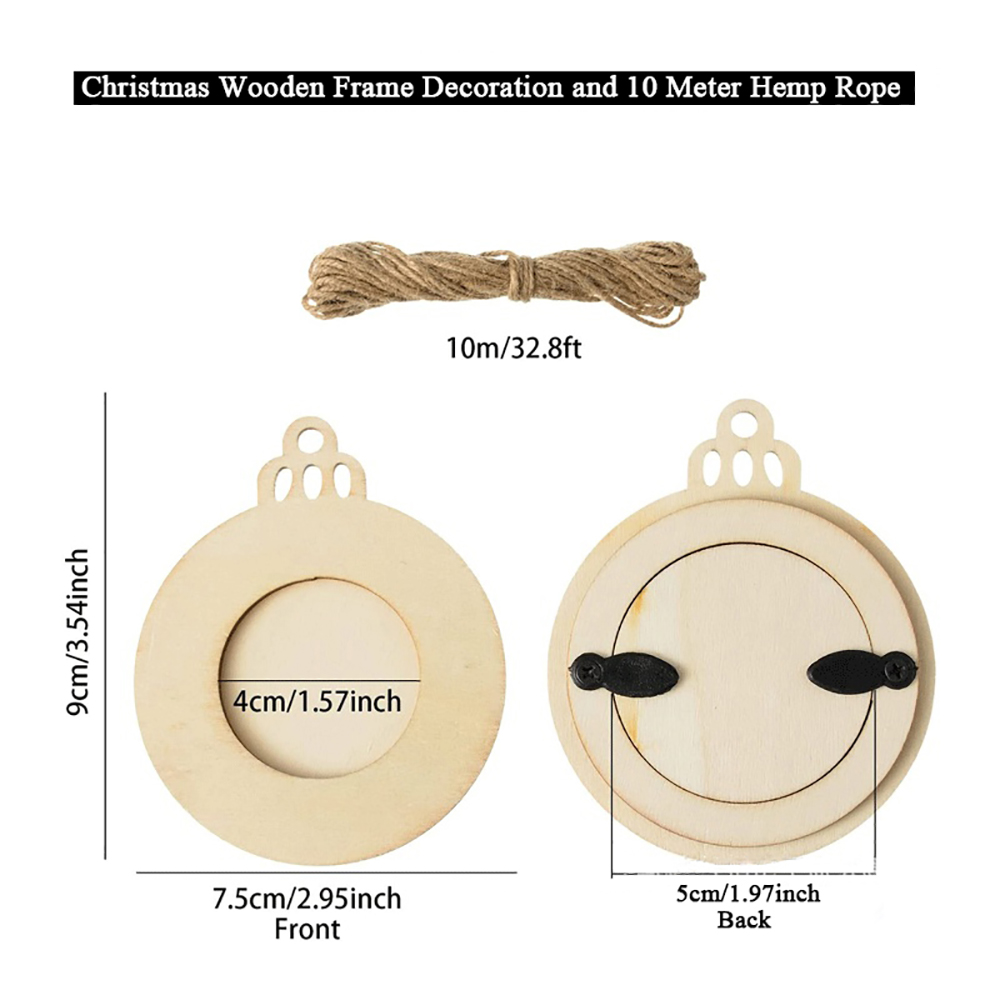 10pcs 크리스마스 그림 프레임 장식품 나무 미완성  - Engraved Wood Frame 리뷰 및 가격