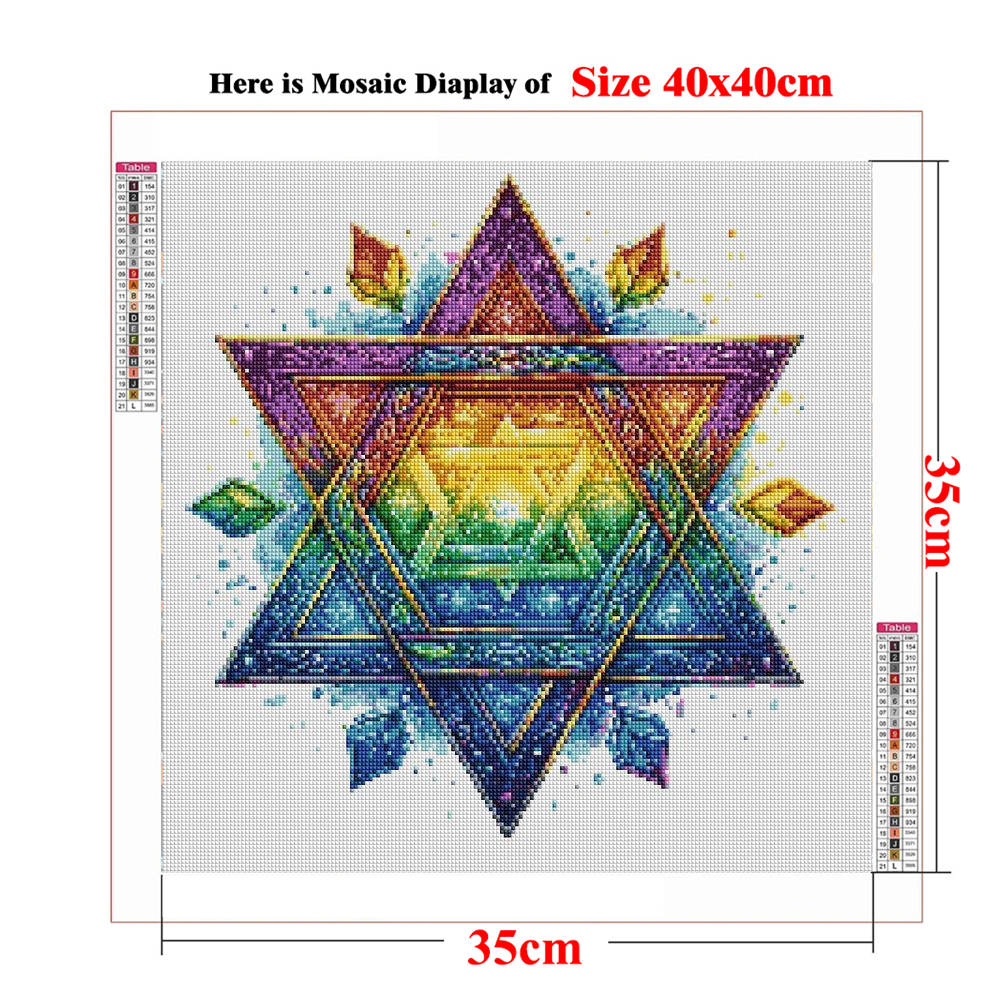 DIY 다이아몬드 페인팅 다윗의 별 아트 크로스 스티치 - Photo Mosaic Print 리뷰 및 가격